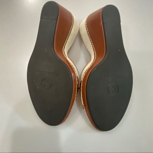 Cole Haan Kina Wedge Natural Linen - Size 7.5 - Picture 11 of 12